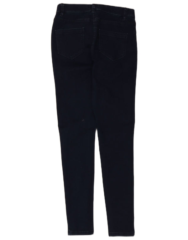 Blugi skinny pentru femei M&Co UK 10 Small W26 L28 Bumbac bleumarin