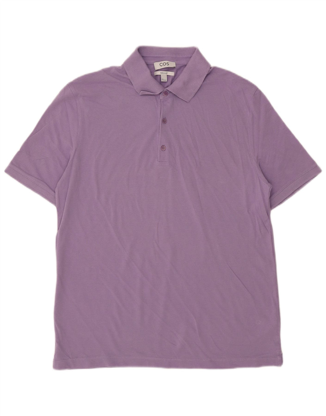 Cos Tricou polo obișnuit pentru bărbați, bumbac mov mare