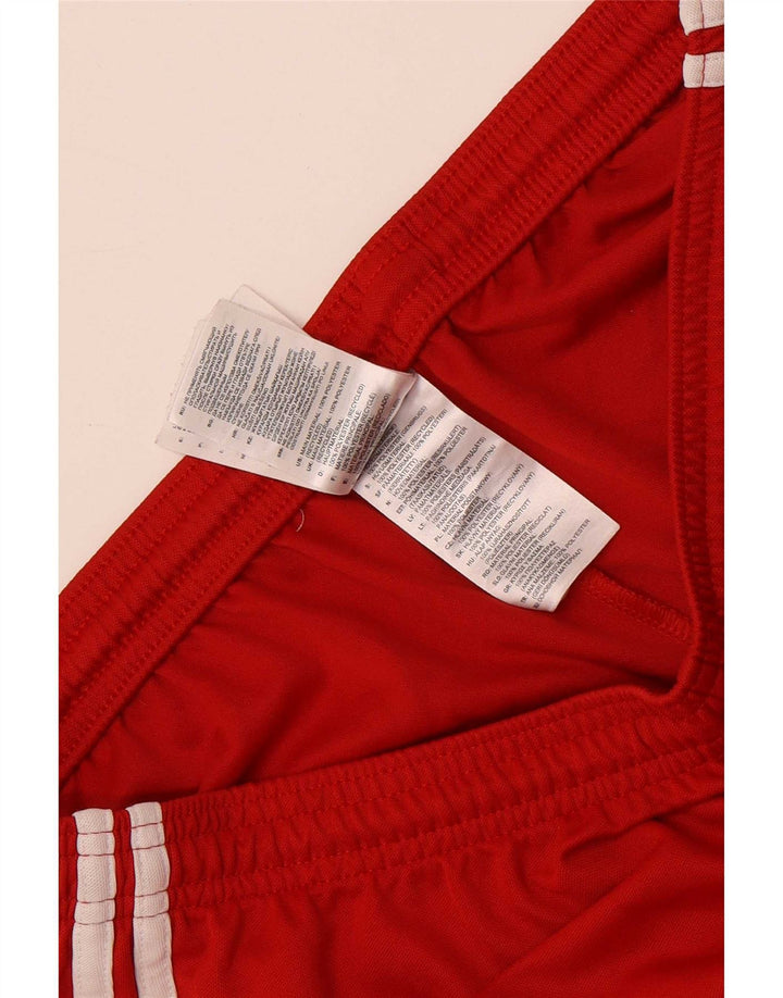 Pantaloni scurți sport pentru bărbați Adidas Graphic Regular Sport, poliester, roșu mediu