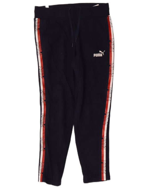 Pantaloni de trening Puma pentru femei UK 10 Small W27 L28 Bleumarin Colorblock