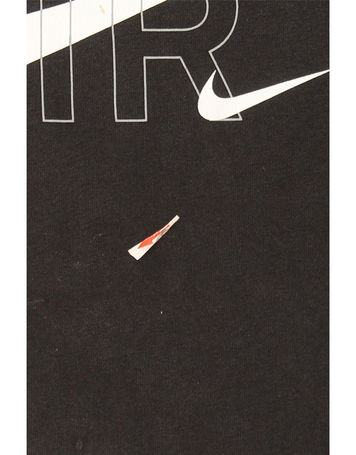 Hanorac grafic pentru bărbați Nike Pulover mic, negru, bumbac