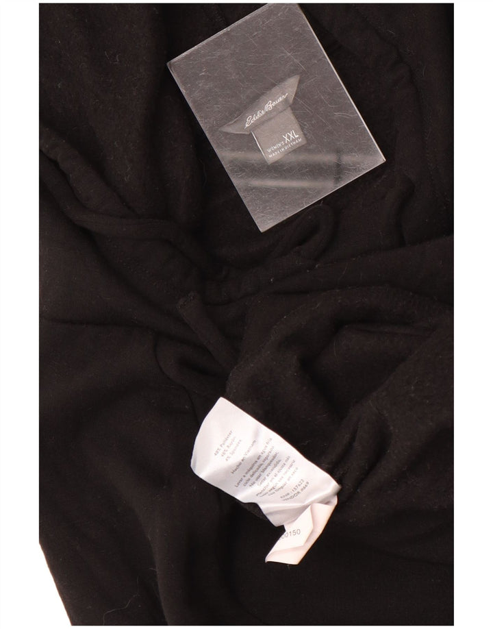Pulover cu glugă pentru femei Eddie Bauer UK 20 2XL Poliester negru