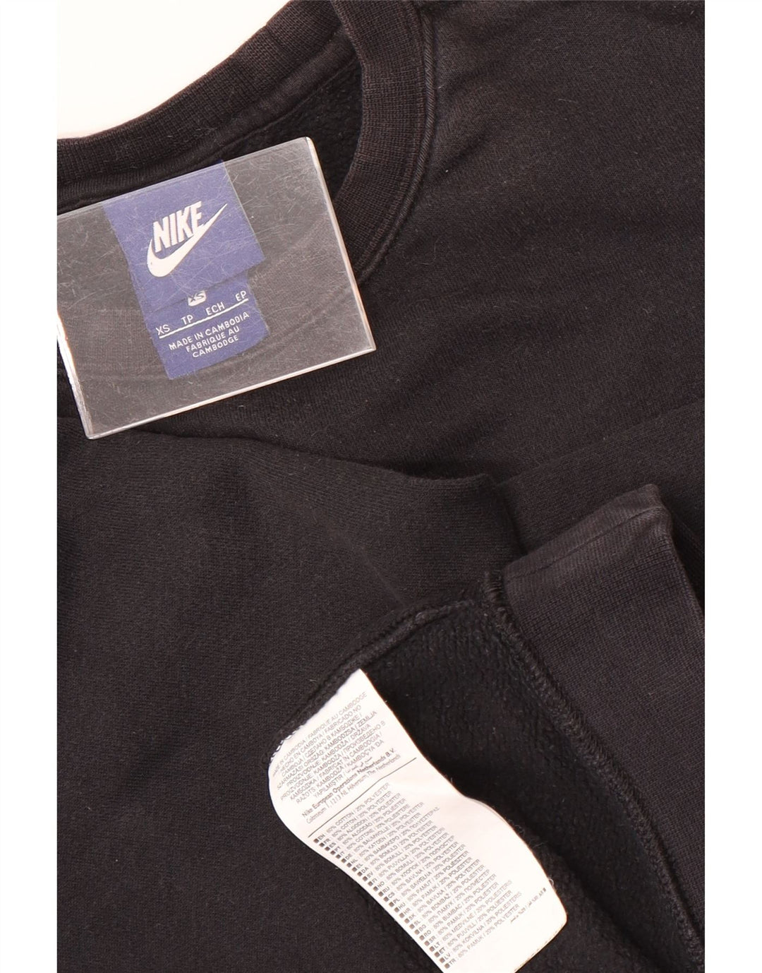Pulover Nike pentru bărbați XS, bumbac negru
