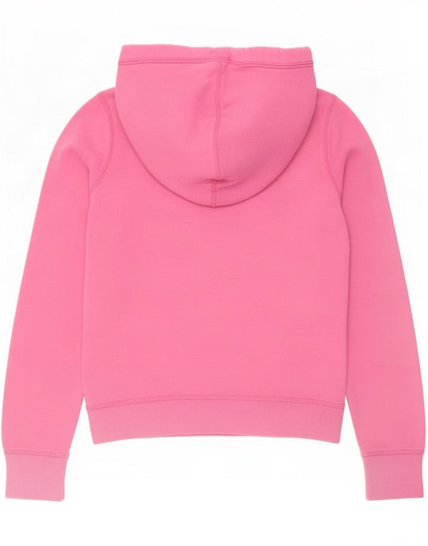 Abercrombie & Fitch Pulover supradimensionat cu capota pentru femei UK 10 Mic roz