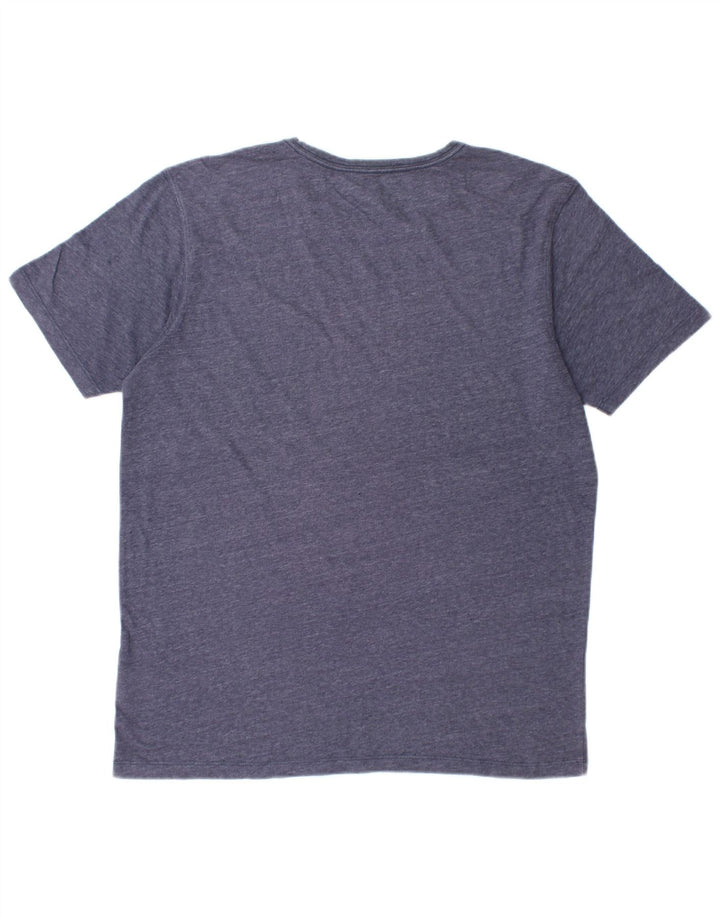 Tricou grafic pentru bărbați ANIMAL Top mare din poliester bleumarin