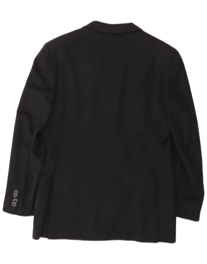 Jachetă Blazer pentru bărbați Galtrucco IT 40 Lână neagră mare