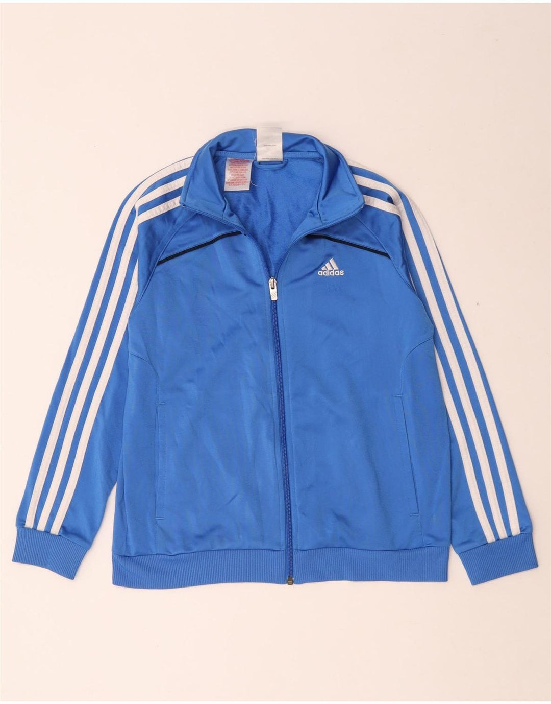 Jachetă de trening pentru băieți Adidas 11-12 ani poliester albastru