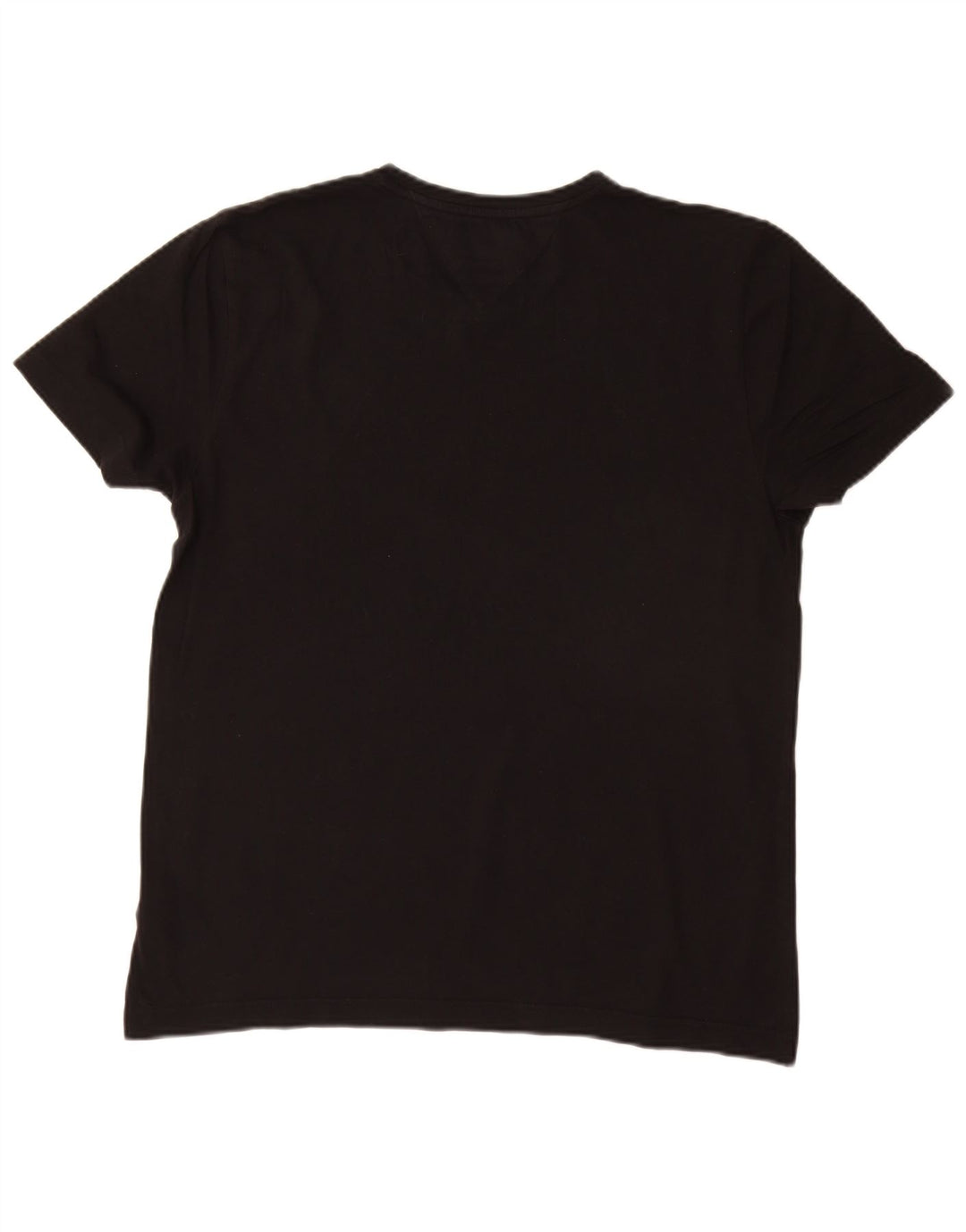 Tricou grafic Tommy Hilfiger pentru bărbați Top mare din bumbac negru