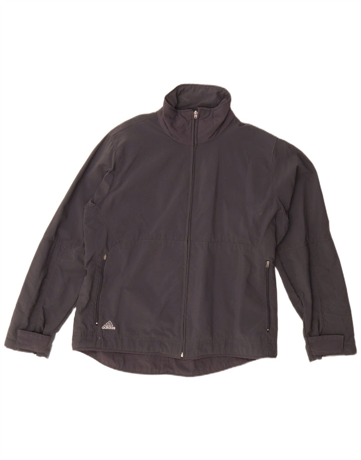 Jachetă Bomber pentru femei Adidas UK 14, mare, neagră, poliamidă