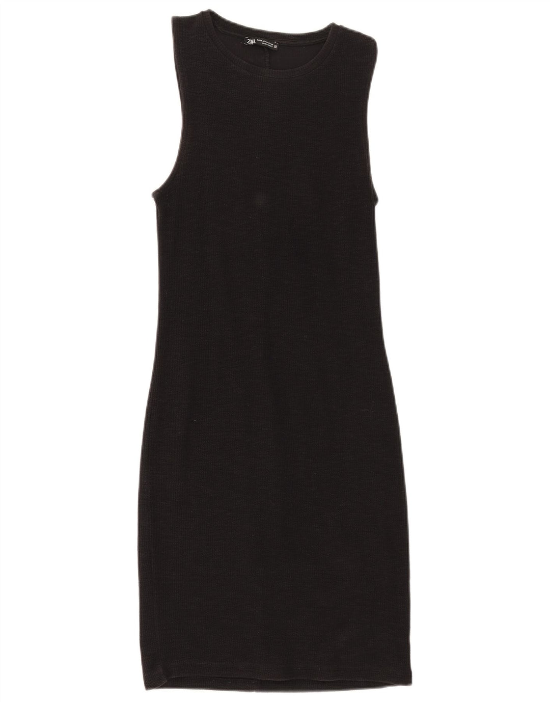 Rochie teacă fără mâneci pentru femei Zara UK 12 Medium Black