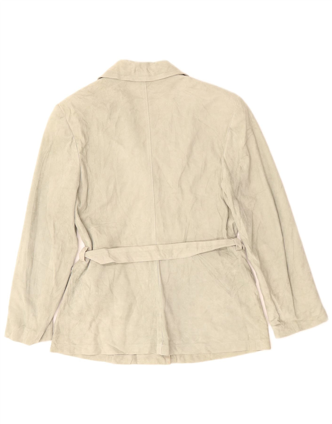 Jachetă Pollini pentru femei de căprioară cu 3 nasturi, UK 14, verde mediu