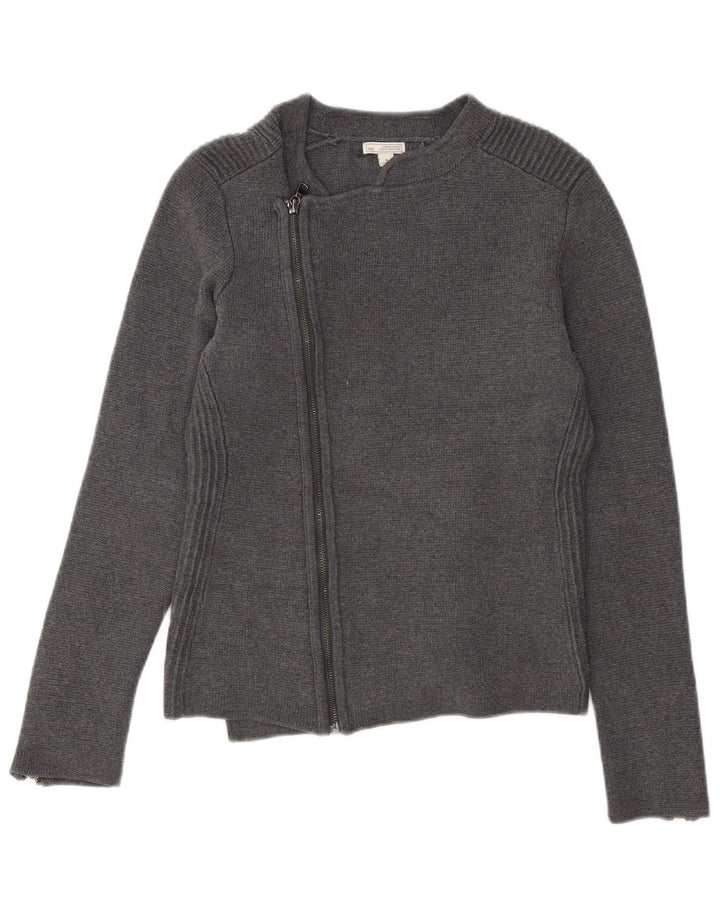 Pulover cardigan pentru femei Gap UK 14, gri mediu