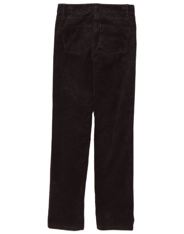 Pantaloni din velur pentru femei Marks & Spencer UK 8 Small W28 L31 Bleumarin