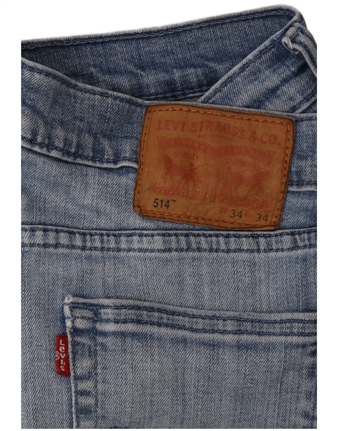 Blugi drepti pentru bărbați Levi's 514 W34 L34 albastru
