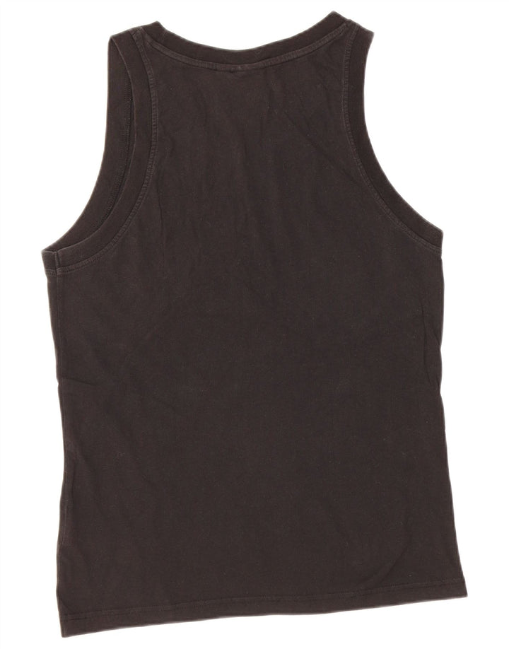 Vestă grafică ADIDAS pentru bărbați, bumbac mic, negru