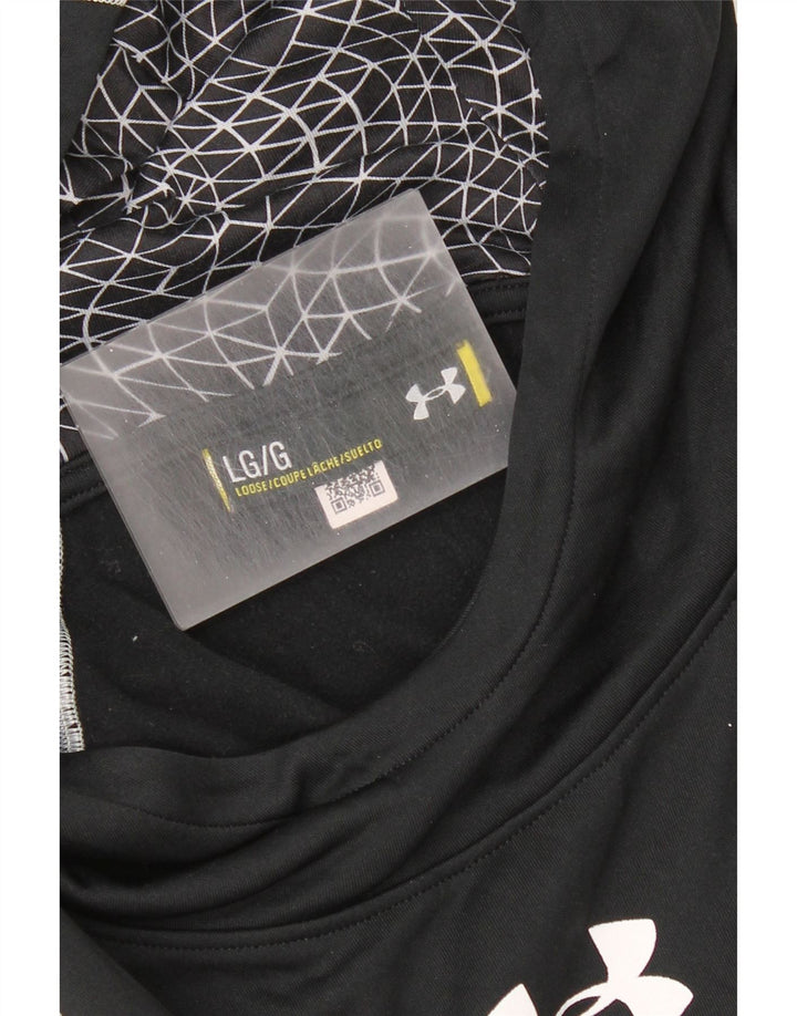 Pulover pentru bărbați Under Armour Graphic Hoodie, mare, negru