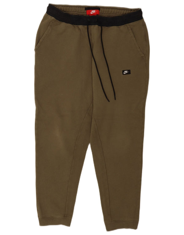 Pantaloni de trening pentru bărbați Nike Pantaloni de jogging XL Kaki Bumbac color bloc