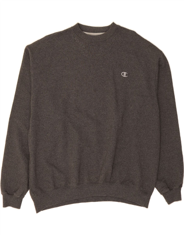 CHAMPION Mens Sweatshirt Jumper 2XL Grey Cotton Vintage Champion and Second-Hand Champion from Messina Hembry 