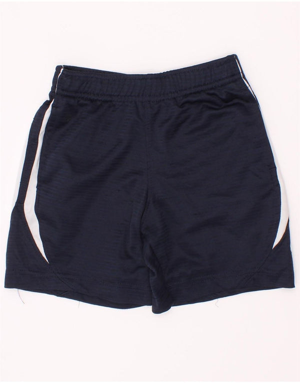 Pantaloni scurți sport Nike pentru băieți 3-4 ani, albastru bleumarin, poliester color bloc