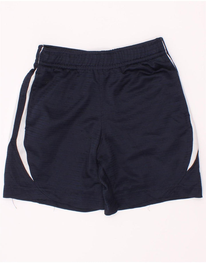 Pantaloni scurți sport Nike pentru băieți 3-4 ani, albastru bleumarin, poliester color bloc