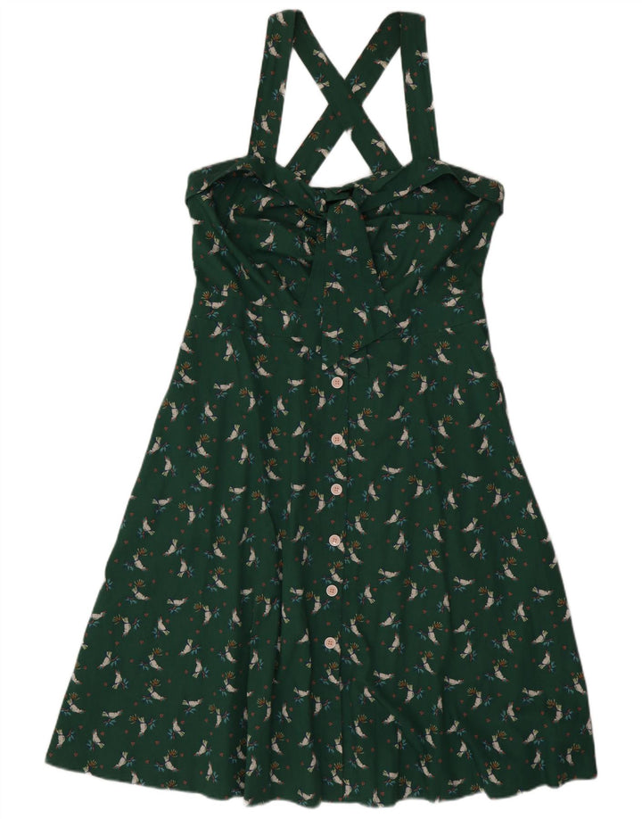 Rochie EDC pentru femei IT 42 Bumbac Floral Verde Mediu
