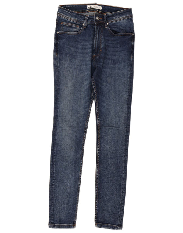Blugi skinny pentru bărbați Zara EU 36 XS W28 L29 Bumbac albastru
