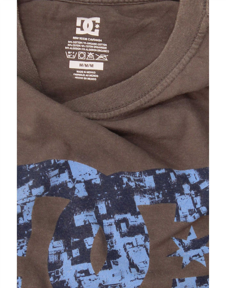 Tricou grafic pentru bărbați DC Top din bumbac gri mediu