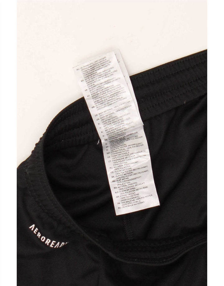 Pantaloni scurți sport Aeroready Adidas pentru bărbați, poliester mediu negru