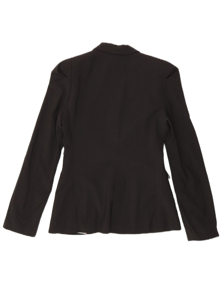 Sacou blazer pentru femei Zara, cu 1 nasture, UK 6 XS, poliester negru