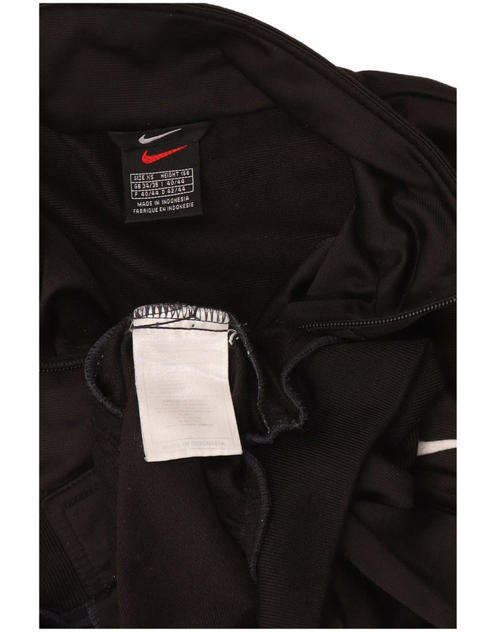 Jachetă de trening grafică Nike pentru bărbați UK 34/35 XS poliester negru