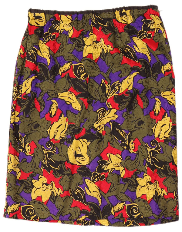 Fusta Dreaptă Vintage Femei W30 Medium Multicolor Floral