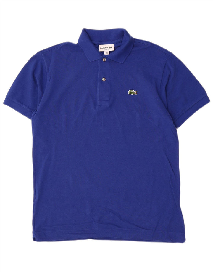 Tricou polo Lacoste Classic Fit pentru bărbați, mărimea 3, albastru mic