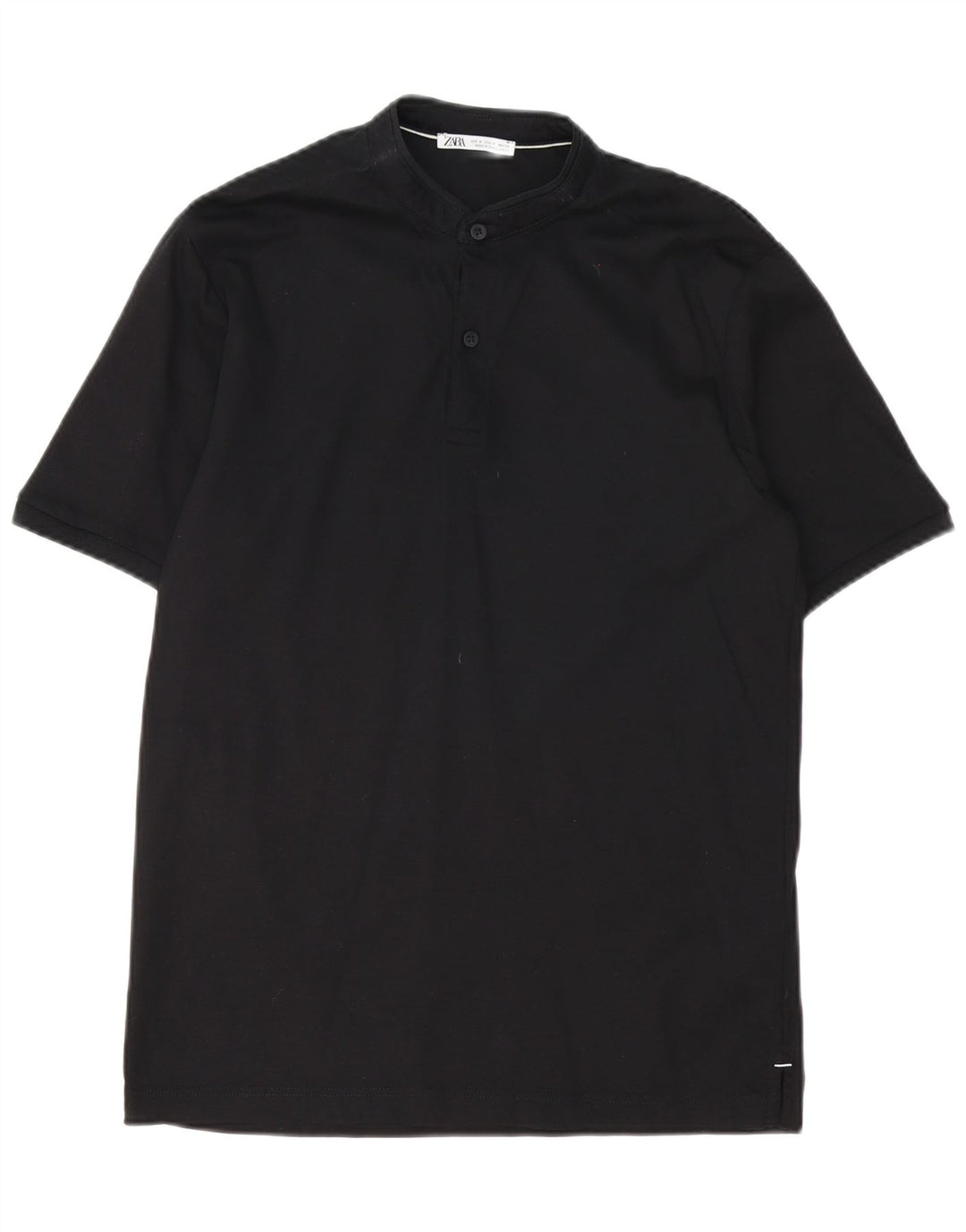 Tricou polo pentru bărbați Zara, bumbac negru mic