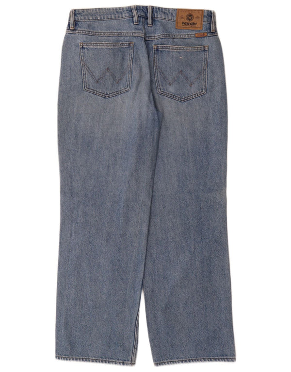 Blugi largi Wrangler pentru femei Bella Baggy cu talie joasă US 8 Medium W30 L30 Albastru