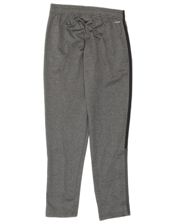 Pantaloni de trening Adidas Climawarm pentru baieti 11-12 ani poliester gri