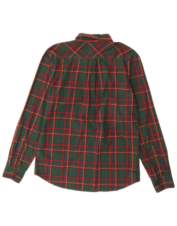 Cămașă pentru bărbați Levi's, bumbac cu carouri mici, verde