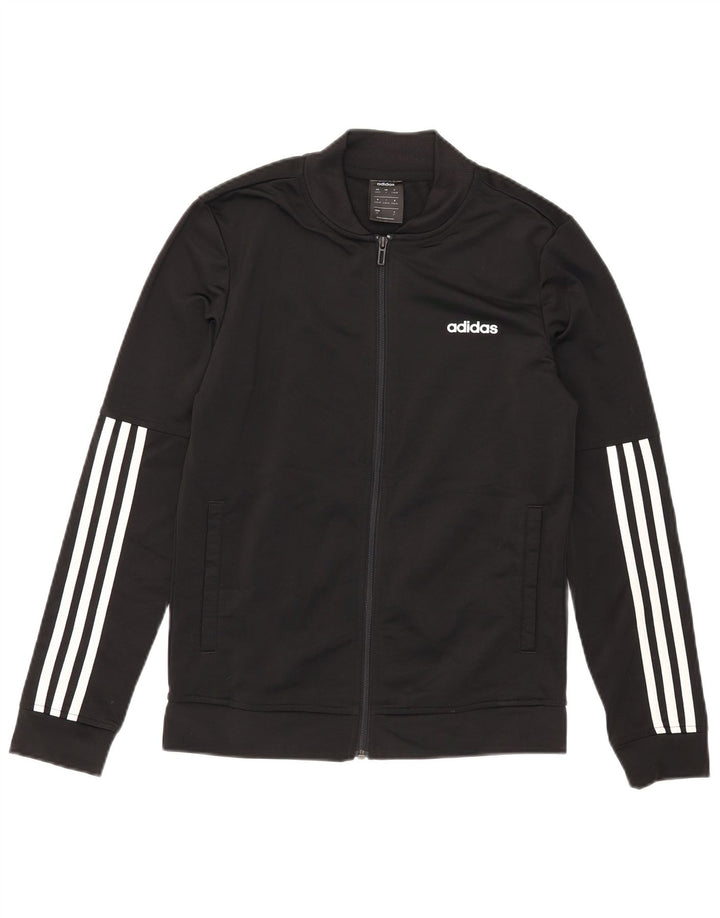 Jachetă de trening pentru femei Adidas UK 8/10 Poliester negru mic