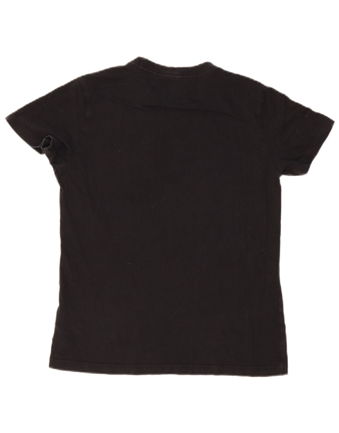 Tricou grafic ADIDAS pentru femei, Marea Britanie 12/14, bumbac mediu negru