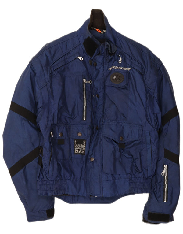 Jachetă pentru bărbați Spidi Racer UK 38 Medium Bleumarin Poliester Colorblock