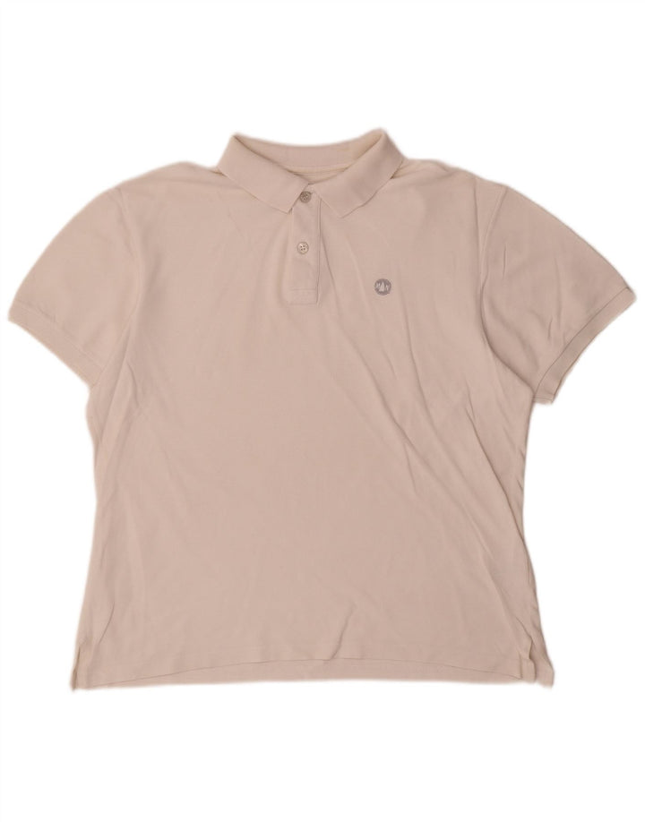 Tricou polo Murphy & Nye pentru femei UK 16, mare, alb, bumbac