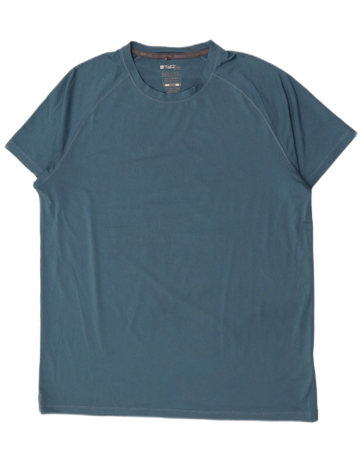Tricou pentru bărbați Mountain Warehouse Top XL Poliester albastru