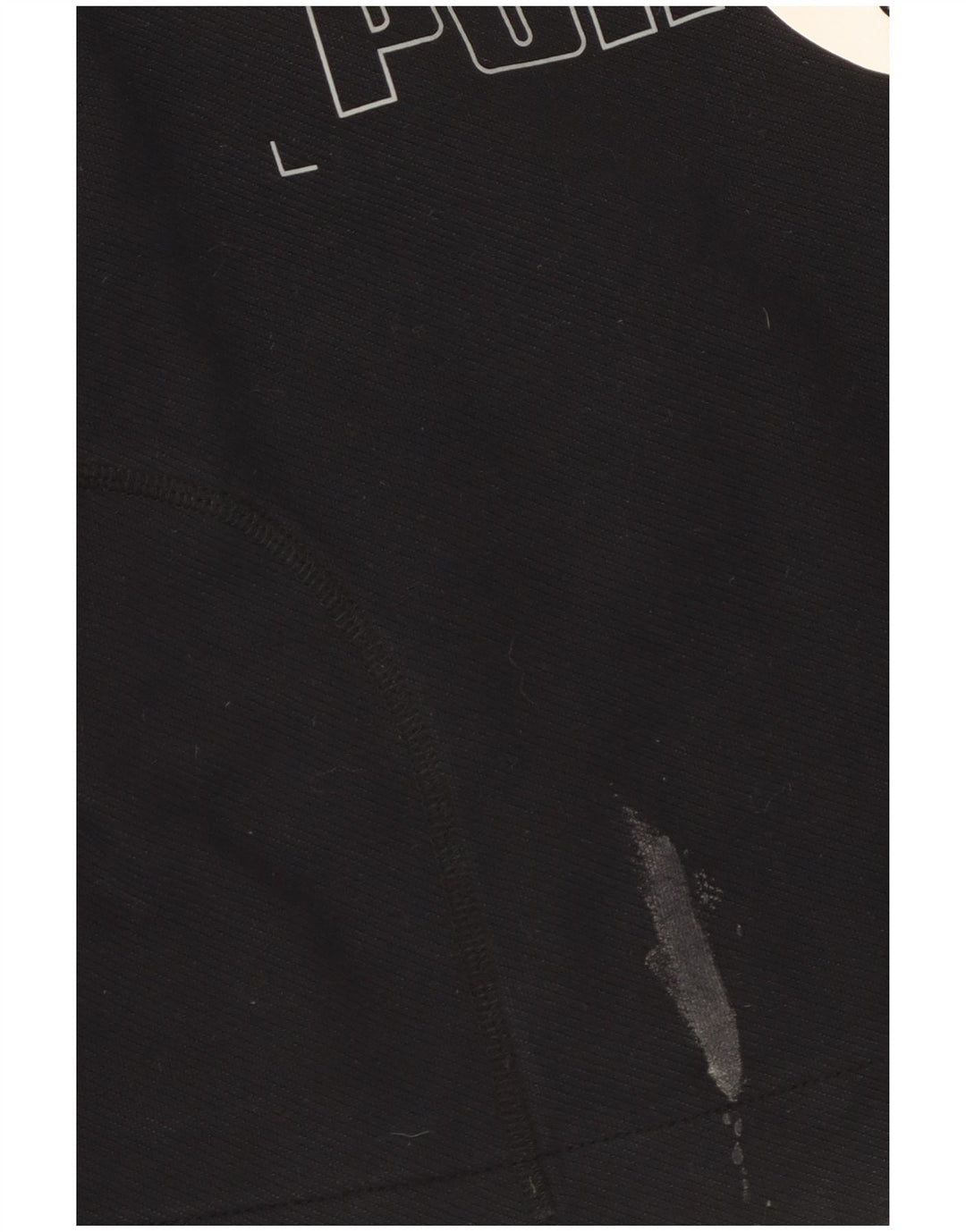 Pulover Puma Graphic Crop pentru femei UK 14 Medium Negru