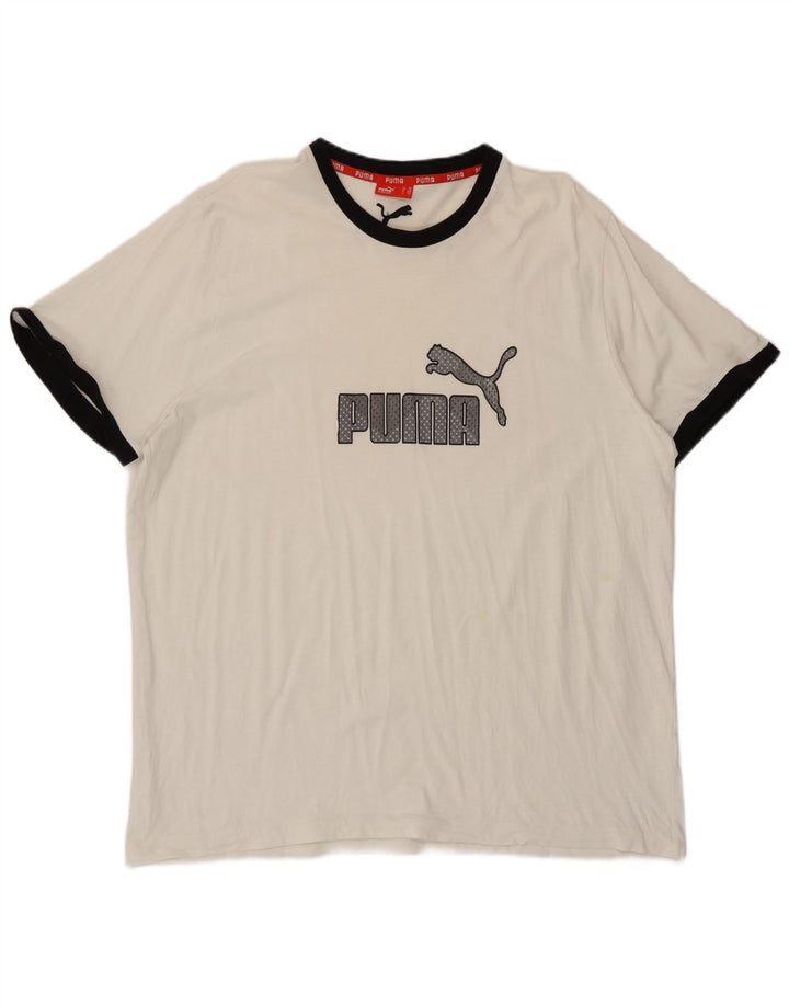 Tricou grafic Puma pentru bărbați Top 2XL alb