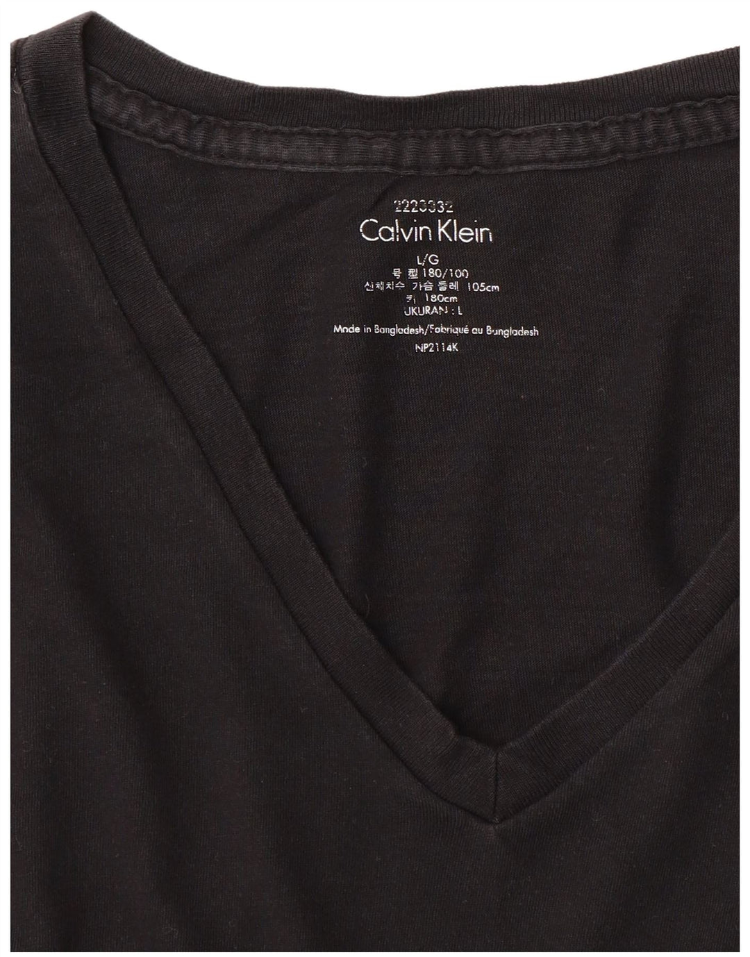 CALVIN KLEIN Tricou Bărbați Top Large Negru