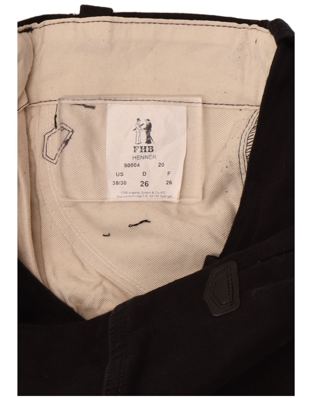 Pantaloni cargo bootcut FHB pentru femei W38 L30 bumbac negru