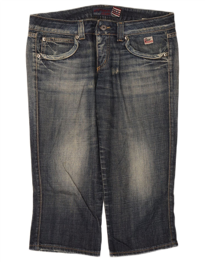 Blugi roy Rogers pentru femei Seven Bell Capri distressed W34 L20 albastru