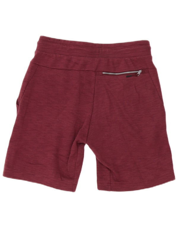 Pantaloni scurți sport Nike pentru bărbați, bumbac mediu burgundă