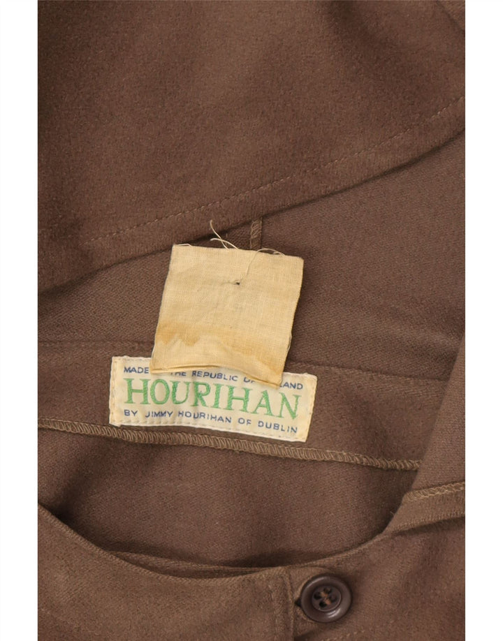 Palton Poncho pentru Damă Jimmy Hourihan Lână Maro Mărime Unică