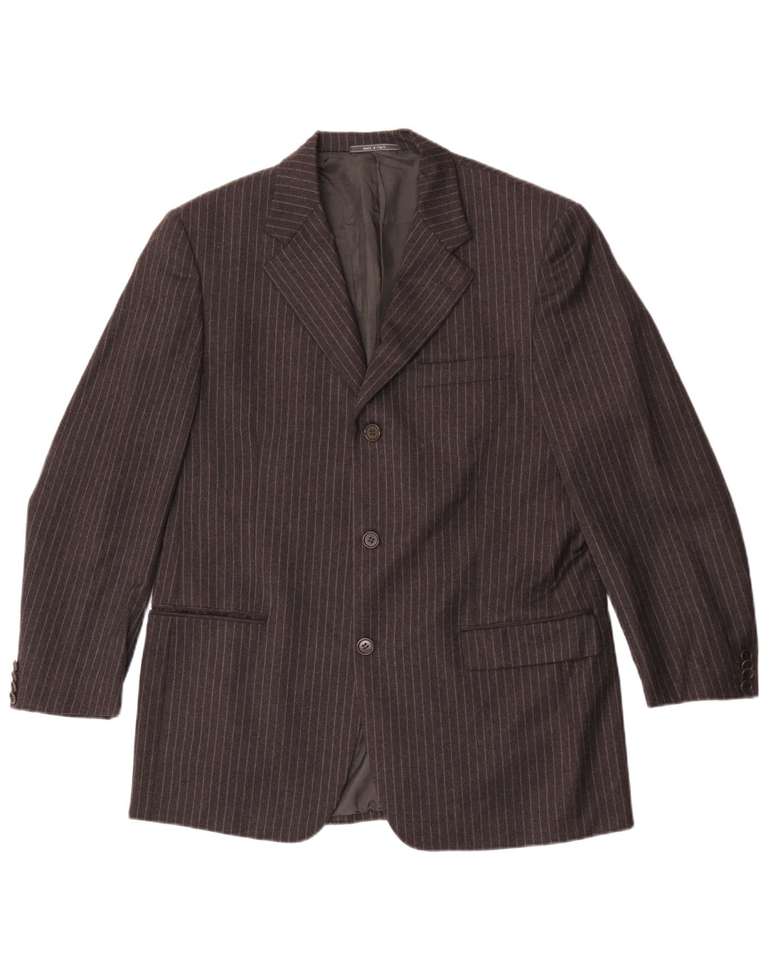 Jachetă pentru bărbați Cerruti 1881 cu 3 nasturi IT 52 XL Lână cu dungi gri
