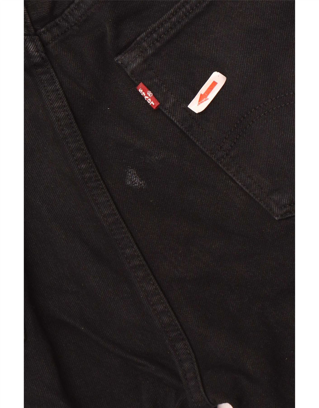 Blugi drepti pentru bărbați Levi's 501 W32 L34 bumbac negru
